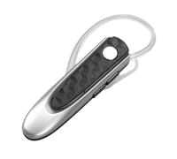 Alomejor Auricular Bluetooth Auriculares Inalámbricos con Cancelación de Ruido con Batería de 50 Horas de Duración para Conductores de Camiones Profesionales de Negocios Plata Negro
