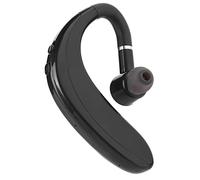 Alomejor Auriculares Bluetooth con Gancho para la Oreja, Estéreo Inalámbrico Verdadero para Negocios, Oficina, Deportes, Conducción, Rotación de 180°, Negro