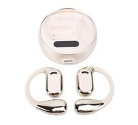 Alomejor Auriculares de Traducción con Diseño Ergonómico y Cómodo para Conversaciones y Música Multilingües, Soporte Inalámbrico para 74 Idiomas, Adecuados para Viajes Negocios (Beige)