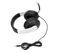 Alomejor Auriculares Gaming Ligeros con Micrófono Unidireccional para una Comunicación Clara en Juegos y Clases Online, Jack 3.5MM, ABS, 1 Unidad