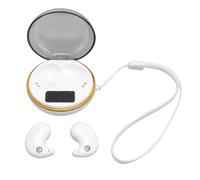 Alomejor Auriculares Inalámbricos Bluetooth BT5.3 Control Táctil para Dormir Audición Cómoda Ultrafina 2 Piezas (White)