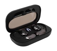 Alomejor Auriculares Traductores Bluetooth 5.4 Auriculares Avanzados de Traducción de Idiomas con Reducción de Ruido para Aprendizaje en Viajes de Negocios, Inalámbricos, 2 Unidades (Black)
