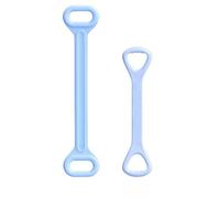 Alomejor Banda de Resistencia para Fitness, Entrenamiento de Espalda y Brazos, Cuerdas Elásticas, Bandas Elásticas para Hombros, Equipo de Ejercicio para Estiramiento de Yoga, 2 Piezas, 36 Cm y 50