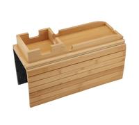 Alomejor Bandeja de Madera para Brazo de sofá, Cómoda Mesa de Refrigerio Desmontable para Reposabrazos de sofá de Sala de Estar, Fácil de Limpiar, para Uso Doméstico