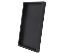 Alomejor Bandeja de Madera para Servir té, Elegante Superficie Lisa para Restaurante, Hogar, Madera Maciza Ecológica (25 * 18 * 2cm)