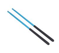 Alomejor Baquetas de Aleación de Aluminio, Agarre Antideslizante, Compactas y Ligeras, para Entrenamientos Diarios, 1 par (BLUE)