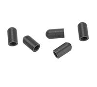 Alomejor Baquetas Práctica Silenciosa Puntas de Silicona Elástico Fuerte y Duradero para Baquetas Reemplazo de Puntas de para Accesorios de Instrumentos Musicales