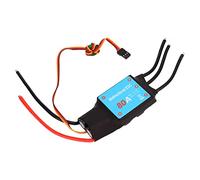 Alomejor Barco RC ESC Brushless 80A, Salida BEC 5V 5A para Hélice Submarina | Componentes Electrónicos, Compatible con Refrigeración por Agua, Soporta Lipo 2-6S, Aprendizaje Automático del Acelerador,