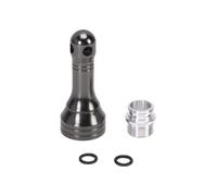 Alomejor Barra de Equilibrio de Carrete de Pesca Equilibrador de Carrete Giratorio de Aleación de Aluminio CNC con Eje de Equilibrio y Juntas de Goma para Mejora de de Bricolaje Funcionamiento Suave