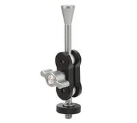 Alomejor Barra de Montaje de Extensión para Cámara, Soporte Extensible de Aleación de Aluminio Duradero para Luz de Relleno y Micrófono, Ideal para Fotógrafos y Creadores, 1 Unidad (TM-4)