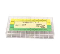 Alomejor Barra de Pasador para Correa de Reloj, Herramienta de Reparación Duradera de Acero Inoxidable para Correas de Reloj, 300 Piezas para Relojeros