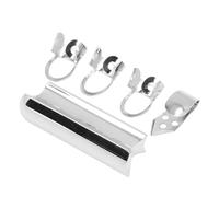 Alomejor Barra Deslizante para Guitarra, Barra Deslizante de Acero Inoxidable Macizo con Diseño Ergonómico y Muescas para los Dedos para Guitarras Eléctricas Hawaianas de Acero de Regazo