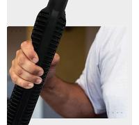 Alomejor Barra Elástica para Ejercicios, Barra de Entrenamiento Desmontable de Fibra de Vidrio Duradera con Vibración de Alta Frecuencia para Desarrollar y Tonificar los Músculos (rojo)