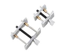 Alomejor Base de Soporte de Movimiento de Reloj Profesional de Acero para Reparación de Relojes, Juego de 2 Piezas para Relojeros, Taller de Reparación de Relojes