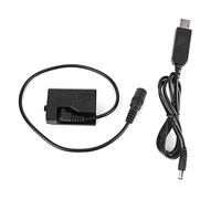 Alomejor Batería Dummy USB para Rebel T3/T5/T7, Decodificación Completa | Compatible con cámaras Rebel, plug and play, fuente de alimentación externa, reducción efectiva del calentamiento