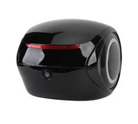 Alomejor Baúl para Motocicleta, Caja Impermeable ABS de 32L con Forro Extraíble, Respaldo Cómodo para Scooter y Bicicleta Eléctrica (Black)