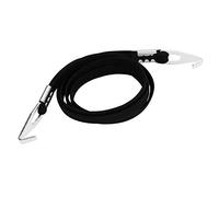 Alomejor Bicicleta Correa para Equipaje Duradera Ciclismo Bicicleta Gancho Lazo Cuerda elástica Cuerda de la Correa del Equipaje(Negro)