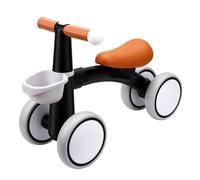 Alomejor Bicicleta de Entrenamiento para Niños Pequeños, Bicicleta de Equilibrio Infantil de Aleación de Aluminio y Manillar de TPU, for Aprendizaje Temprano y Juego Al Aire (Black)