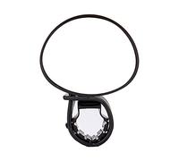 Alomejor Bicicleta Retrovisor Negro Negro Bicicleta Ciclismo Mango Bar 360 ° Girar Monte Espejo para Bicicleta de Montaña Bicicleta (1PC)