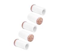Alomejor Billar Snooker Pool Cue Pole Tip Reemplazo Durable Soft DIY Cue para Jugadores 10 Piezas Accesorio de Aparejos (11mm)