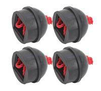Alomejor Billard Pool Circle Hold Pocket 4 Pack Soft Long -Long -Levices de Goma de Vivienda con Tiza de Cables en su Lugar, No Más Manos Desordenadas, Adecuadas para Jugadores de Piscina Adecuados