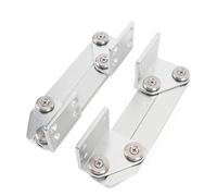 Alomejor Bisagra del Asiento del Barco Bisagra Marina del Asiento del Barco Plegable 10 Mm+aleación de Aluminio de 5 Mm 0-115 Ajustable con Diseño Anti-Pinch para el Reemplazo de de Bricolaje de
