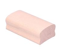 Alomejor Bloque de Lijado de Guitarra de Madera, Papel de Lija Reemplazable, Herramienta Precisa para Pulir Trastes de Guitarra, Ideal para Mantenimiento y Reparación de Guitarras, 5,1x2,7x1,7