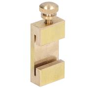 Alomejor Bloque de Límite de Trazado de Latón Preciso para Dibujo de Líneas de ángulo de Carpintería, para Ingenieros Artesanos Fabricantes de Modelos, Latón 40x20 Mm