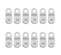 Alomejor Bloque de Polea de Cuerda de 12 Piezas de Acero de Aleación Resistente con Rodamientos de Bolas Dobles para Tareas de Aparejo y Elevación