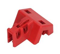 Alomejor Bloqueo de Disyuntor Bipolar Ignífugo Herramienta de Etiquetado Aislada Compacta para Aplicaciones de Bloqueo Eléctrico Nylon Reforzado 60x48x30 Mm