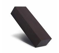 Alomejor Bloques de Madera de ébano, 2 Piezas, 12x4x2,5 Cm, Piezas de Madera para Tallar, Tornear, Incrustaciones de Instrumentos Musicales y Mangos