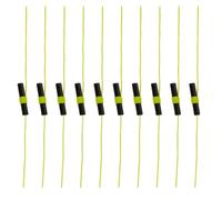 Alomejor Bobbers de Pesca Topes de Corcho Deslizantes de Nailon 10 Tapones de Flotador de Alta Visibilidad para Línea de Pesca Juego de Nudos Deslizantes Pequeños para Aparejos de Bagre Tipo Tipo de