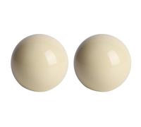 Alomejor Bolas de Billar, 2 Uds. de 5,72 Cm, Bolas de Billar Y Billar, Bolas de Billar de Resina Blanca, Bolas de Billar, Mesa de Billar, Bola de Billar