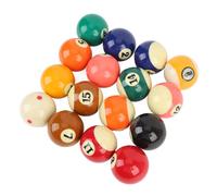 Alomejor Bolas de Billar, Juego Completo de 16 Bolas Profesionales con Colores de Alto Contraste para Juegos de Mesa en Interiores, 57,2 Mm de Diámetro