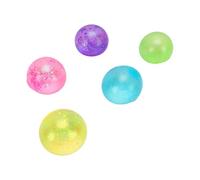 Alomejor Bolas para Aliviar el Estrés, Paquete de 5 Bolas para Apretar TPR para Aliviar la Ansiedad, Juguete Sensorial para Adultos y Niños