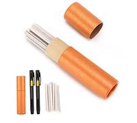 Alomejor Bolígrafo de Tiza de Sastre Ajustable, Tiza Transparente para Marcar Gamuza de Punto de Algodón, Cómodo Núcleo de de Sastre para Uso Doméstico