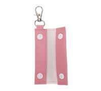 Alomejor Bolsa Compacta para Monedas, Elegante Organizador Portátil para Viajes, Uso Diario, Impermeable, Cuero PU, Rosa, 5,2x1,65 Pulgadas