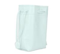 Alomejor Bolsa con Cordón de Cuero PU Almacenamiento Suave y a Prueba de Polvo para Cámaras e Impresoras de Película Instantáneas Viajeros 19,5 X 11,5 X 7, Cm (Green)