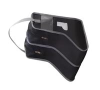 Alomejor Bolsa de Almacenamiento de Botas, Bolsa de Zapatos Plegable Portátil a Prueba de Polvo para Viajes Al Aire Libre, Diseño Visible para Hombres y Mujeres (Negro S)