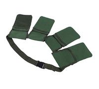 Alomejor Bolsa de Almacenamiento para Herramientas de Jardín Organizador Duradero de 4 Bolsillos para Suministros de Jardinería Riñonera de Lona Verde para Herramientas de Jardín Paquetes de Semillas