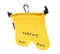 Alomejor Bolsa de Almacenamiento para Pelotas de Club, de Piel Sintética, Impermeable, a Prueba de Sol, con Forma de Pantalones, Capacidad para 10-14 Pelotas, Acolchado con Forro de
