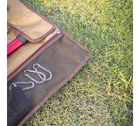 Alomejor Bolsa de Almacenamiento Portátil de Estacas Grandes, Bolsa de Tela Oxford Impermeable para Estacas de Tienda y Martillo para Acampar Al Aire