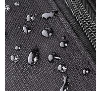 Alomejor Bolsa de Almacenamiento Triangular para, Ligera, Impermeable, con Marco de Cremallera, Alforjas para Sillín, Equipo Conveniente para Entusiastas del Ciclismo, Negro, 20 * 20 * 27CM