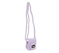 Alomejor Bolsa de Cámara de Lujosa Ligera Elegante para Mini-12 Mini 12 Minicami Instantáneo, Protección de la Cámara con Cuerda Suspendida, Portátil para Viajar, Material Relleno Enefurado (Purple)