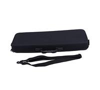 Alomejor Bolsa de Caña de Pesca Concha Dura La Prueba de Choque, Bolsa de Transporte de Carrete Portátil para el Almacenamiento de Equipo de Pesca con Brazalete