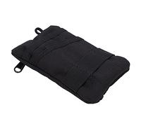 Alomejor Bolsa de Cintura Impermeable Portátil para Pesca y Viaje, Billetera de Bolsa Molle con Bolsillo con Cremallera, de Tarjeta de Nylon para Acampar Caminatas (Black)