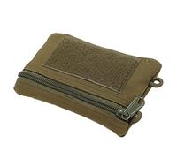 Alomejor Bolsa de Cintura Impermeable Portátil para Pesca y Viaje, Billetera de Bolsa Molle con Bolsillo con Cremallera, de Tarjeta de Nylon para Acampar Caminatas (OD Verde)