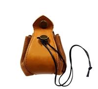 Alomejor Bolsa de Dados de PU con Cordón Hecha a Mano Bolsa de Almacenamiento con Bandeja Plegable para Accesorios Pequeños Protectora para Dados para la Noche de Juegos de Almacenamiento Colgante