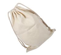 Alomejor Bolsa de lavandería, bolsa de almacenamiento de algodón, bolsa de viaje grande de malla con cordón para organizar la lavandería y el equipo de camping, ideal para uso doméstico y familiar