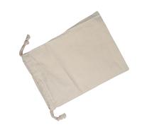 Alomejor Bolsa de lavandería, bolsa de almacenamiento de algodón, bolsa de viaje grande de malla con cordón para organizar la lavandería y el equipo de camping, ideal para uso doméstico y familiar